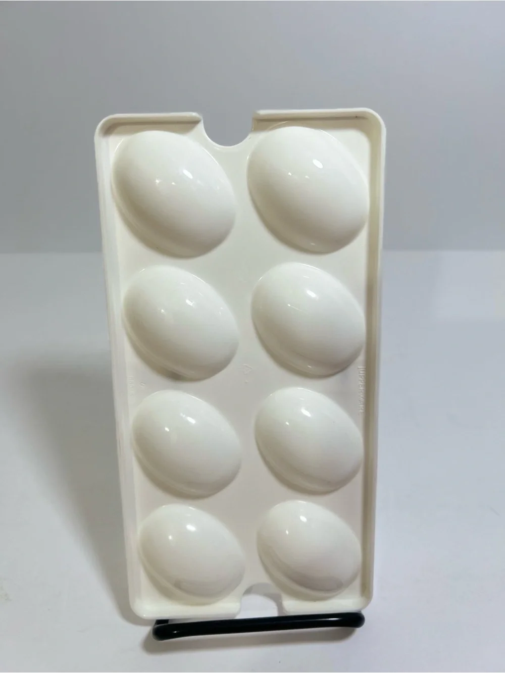 Tupperware 665-6 Deviled Egg Tray Keeper Inserts Holds 8 Eggs Replacement White